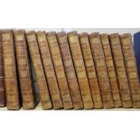 Gibbon, Edward - The History of the Decline and Fall of The Roman Empire, 12 vols, calf, 8vo,