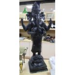 A spelter figure of Ganesh, height 104cm