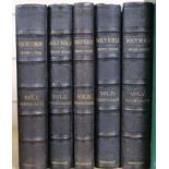 The Holy Bible - The Bible in English, 5 vols, black calf, Cambridge 1881-85