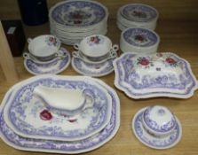 A Copeland Spode Mayflower dinner service