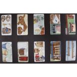 A large collection of cigarette cards