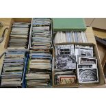 Five boxes of mixed postcards