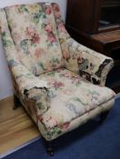 A Victorian armchair