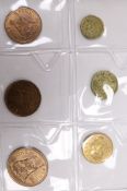 Three albums of UK coins, 19th-20th century and other coinage