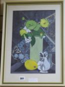 pastelStill life of flowers and fruitunsigned37 x 24.5cm