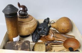 A group of Indonesian and other tribal artefacts