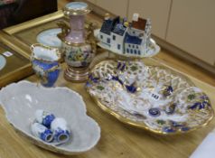 A group of Rosenthal and Continental decorative ceramics