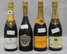 Bollinger, Veuve Cliquot, Tsarine and De Claminger (4)