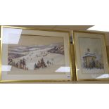 Two early 20th century Polish watercolours, landscapes one T.Lachowicz the other Stefan Filip....