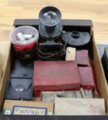 Old Kodak cine titler, various films and slides from the 1930's onwards