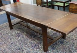 Oak refectory table