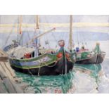Mary McCrossan (d.1934)watercolourVenetian bargessigned and dated 192323 x 31cm.