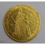 A Hungarian 1765 gold ducat, EF.