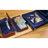 3 suitcases of Masonic regalia