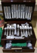 A canteen of plated cutlery