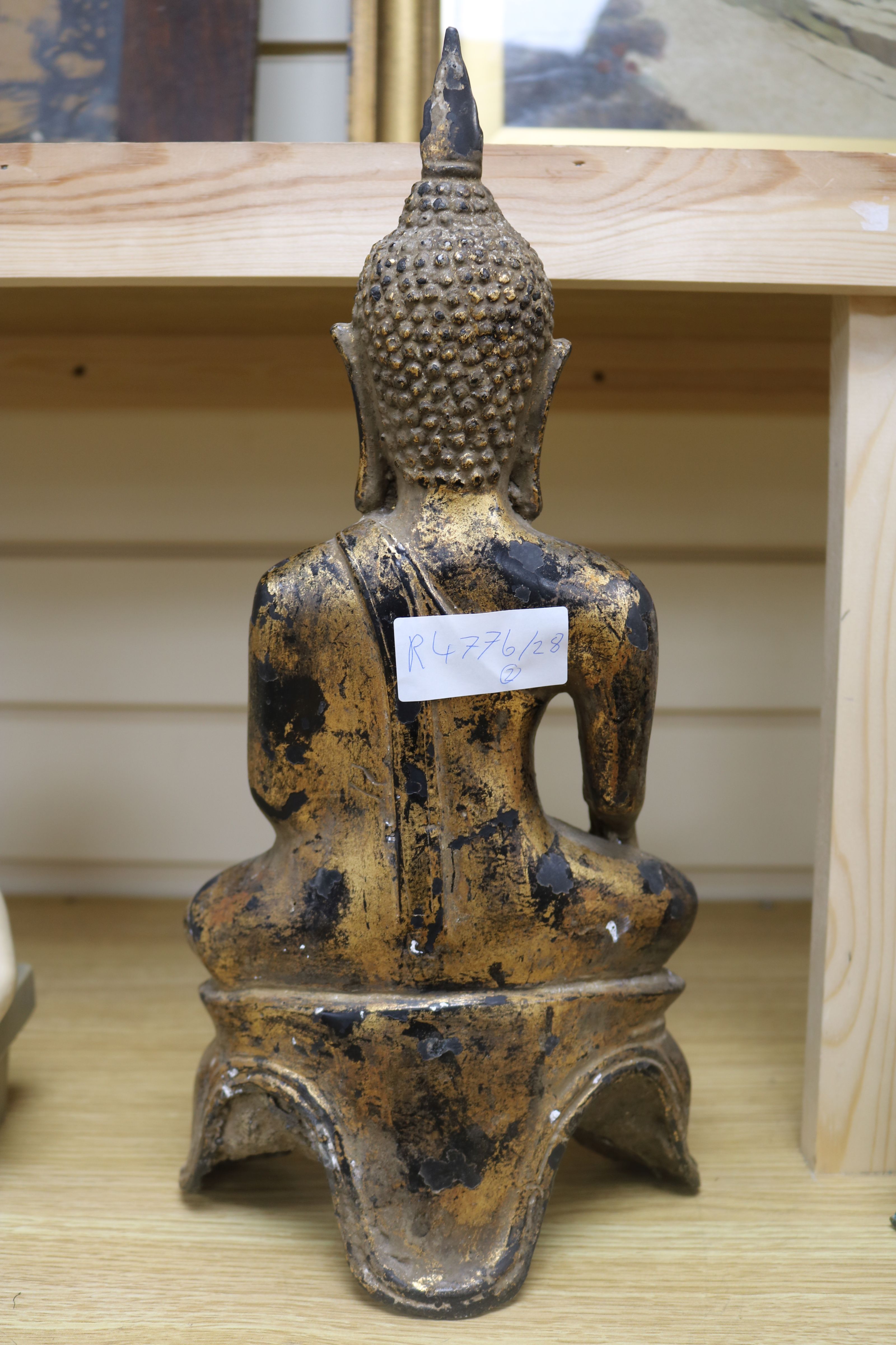 Two Thai bronze figures of Buddha - Bild 7 aus 7