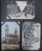 Two postcard albums