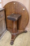 A mahogany breakfast table W.106cm