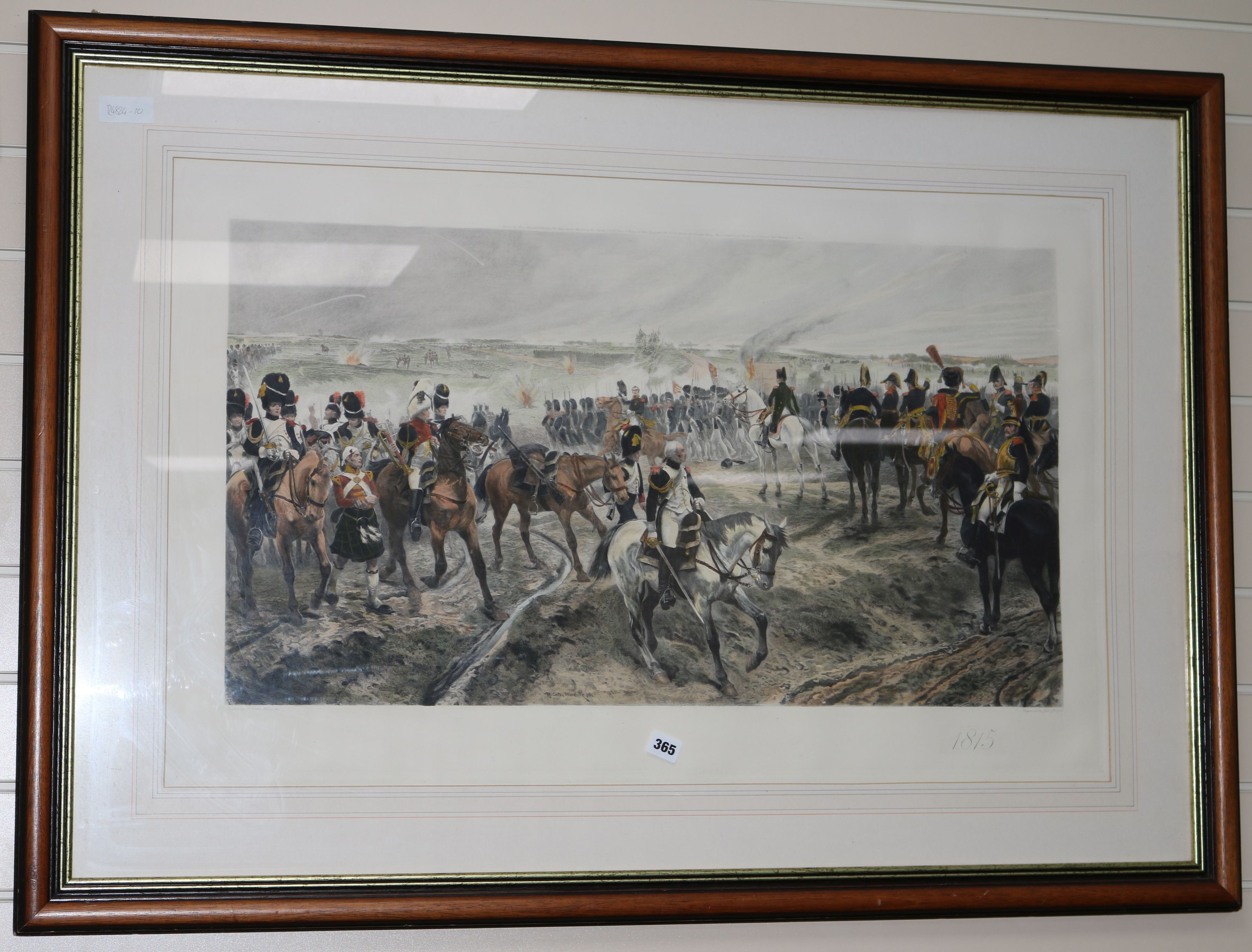 After Caton WoodvilleprintBattle of Waterloo46 x 83cm