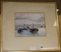 3 paintings, Charles Sutton, RT and H. Wilkie22.5 x 28cm, 25.5 x 26.5cm, 17 x 25cm