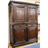 An 18th century Brittany oak cupboard