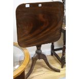 A George III mahogany tripod table W.59cm
