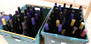 Forty one assorted bottles of German wines including Pieroth Blue Burg Layer Schlosskapelle, 2013.
