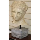 A Classical bust on stand