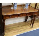 A Victorian mahogany side table