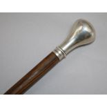 A silver topped cane L 92cms