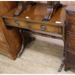 A Regency style sofa table W.82cm