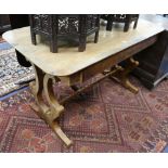 An early 19th century library table W.127cm