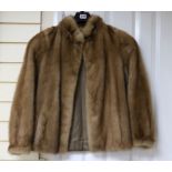 A mink fur jacket