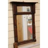 An early 19th century mahogany pier glass W.46cm