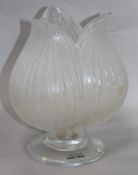 A large Lalique vase