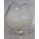 A large Lalique vase