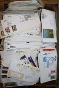 A box of UK First Day Covers