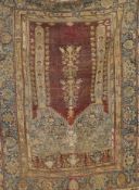 A late 18th/early 19th Century Kula prayer rug with Havounoff & Co label