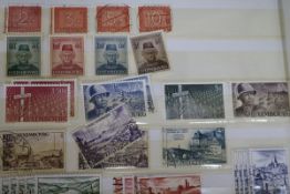 Eight stock books and one album of World stamps including Luxemburg and French speaking Africa