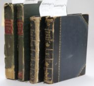 Two volumes of Horsfield's History of Lewes and two others