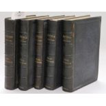 The Holy Bible - The Bible in English, 5 vols, black calf, Cambridge 1881-85