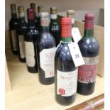 Ten bottles of Bordeaux vintage claret, various, including Chateau Tertre Daugay 1958 x 2, Chateau