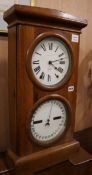 An American calendar / mantel clock W.35cm