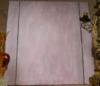 Michael Finn, oil on canvas, "Untitled Canvas (White)", 61 x 61cm, unframed24 x 25in.