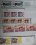 A stock book of French stamps,