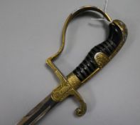 A German WWII Officer's sword, no scabbard (a.f.)