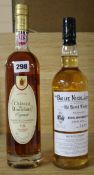 One bottle of Bailie Nicol Jarvie Old Scottish Whisky and one Chateau de Montifaud Fine Petite