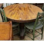 A Victorian mahogany breakfast table, W.108cm