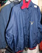 A US Marine Corps bomber jacket and a US Naval blue desk jacket