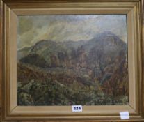 Maurice H. Sheppard, oil on board, Alpine Plants, Cumberland, signed, 11.5 x 14cm.